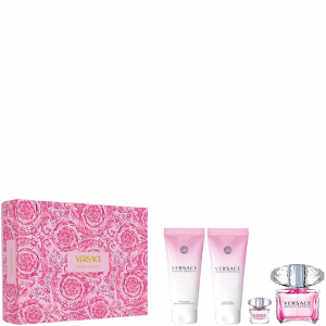 Versace Bright Crystal - Eau de Toilette 90ml + Body Lotion 100ml + Shower Gel 100ml + Miniatuur 5ml